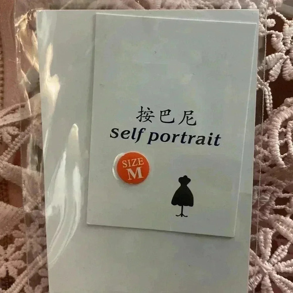 NWT Self Portrait Lace Triangle Hem Dress - Picture 8 of 8